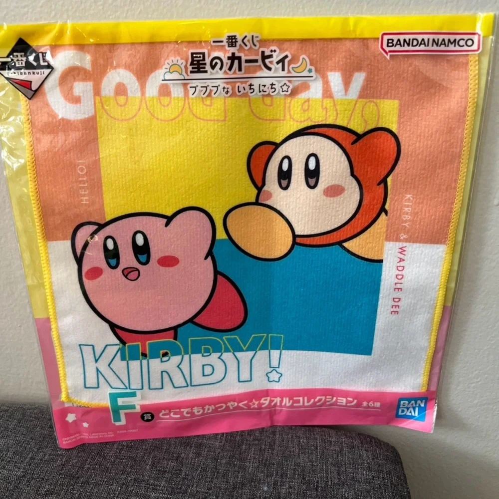 Kirby and Waddle Dee Hand Towel Ichiban Kuji